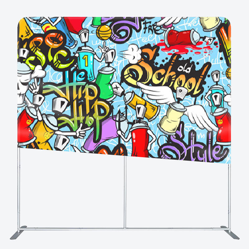 Aperturee - Aperturee Old School Style Hip Hop Graffiti Backdrop For Party