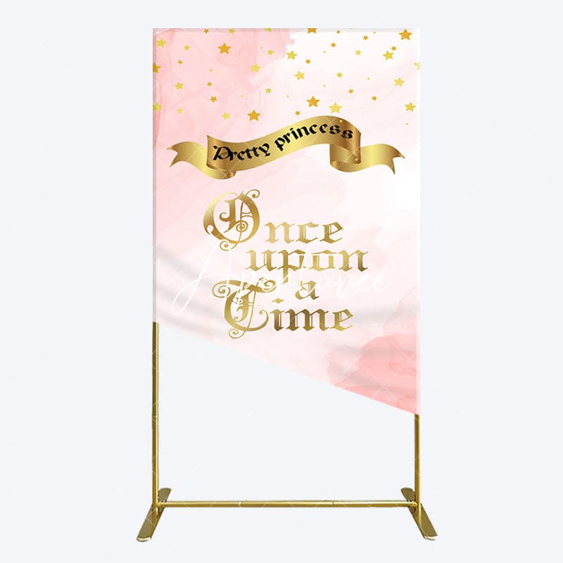 Aperturee - Aperturee Once Upon A Time Stars Pretty Princess Rectangle Backdrop