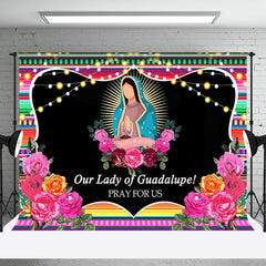 Aperturee - Aperturee Our Lady Of Guadalupe Pray For Us Feast Day Backdrop