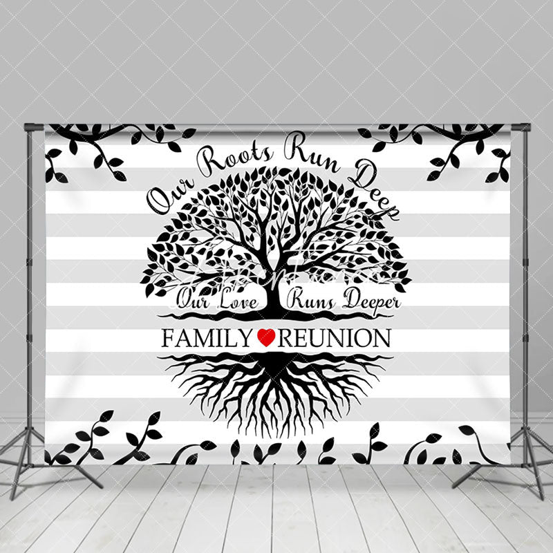 Aperturee - Aperturee Our Root Run Deep Black Tree Family Reunion Backdrop