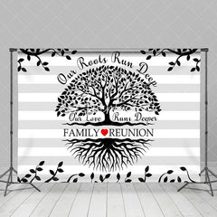 Aperturee - Aperturee Our Root Run Deep Black Tree Family Reunion Backdrop