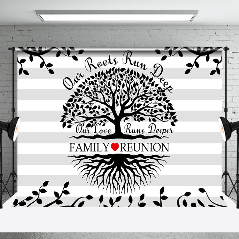 Aperturee - Aperturee Our Root Run Deep Black Tree Family Reunion Backdrop