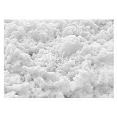 Aperturee - Aperturee Peculiar Winter White Snow Scene Rubber Floor Mat