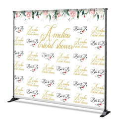 Aperturee - Aperturee Personalized Bridal Shower Step And Repeat Banner