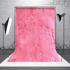 Aperturee - Aperturee Pink Cement Paint Wall Fine Art Photography Backdrop