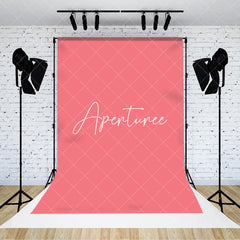 Aperturee - Aperturee Pink Solid Color Backdrop For Portrait Photography