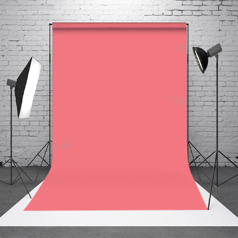 Aperturee - Aperturee Pink Solid Color Backdrop For Portrait Photography