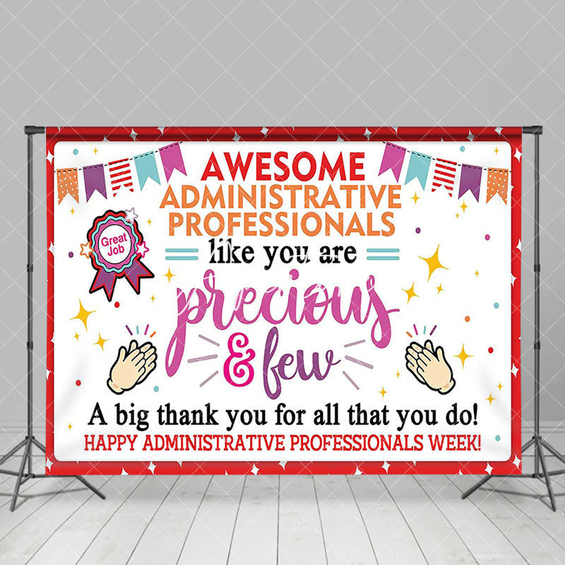 Aperturee - Aperturee Precious Few Administrative Professional Week Backdrop