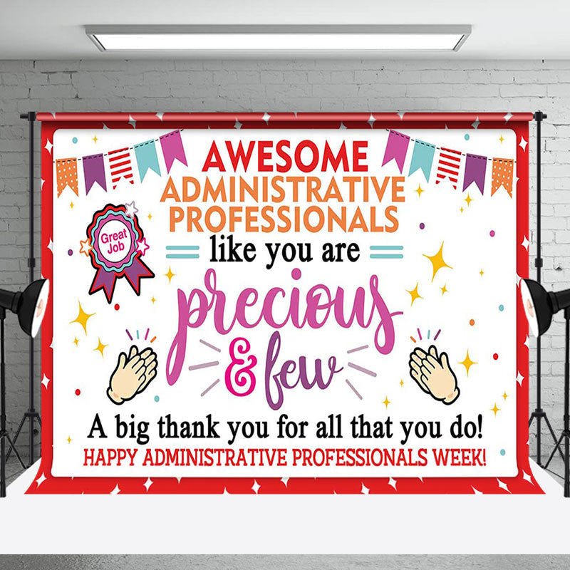 Aperturee - Aperturee Precious Few Administrative Professional Week Backdrop