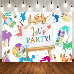 Aperturee - Aperturee Printing Color Graffiti Artboard Party Backdrop