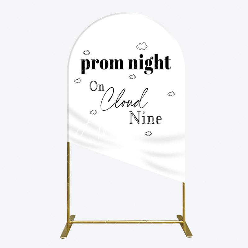 Aperturee - Aperturee Prom Night On Cloud Nine Birthday Party Arch Backdrop