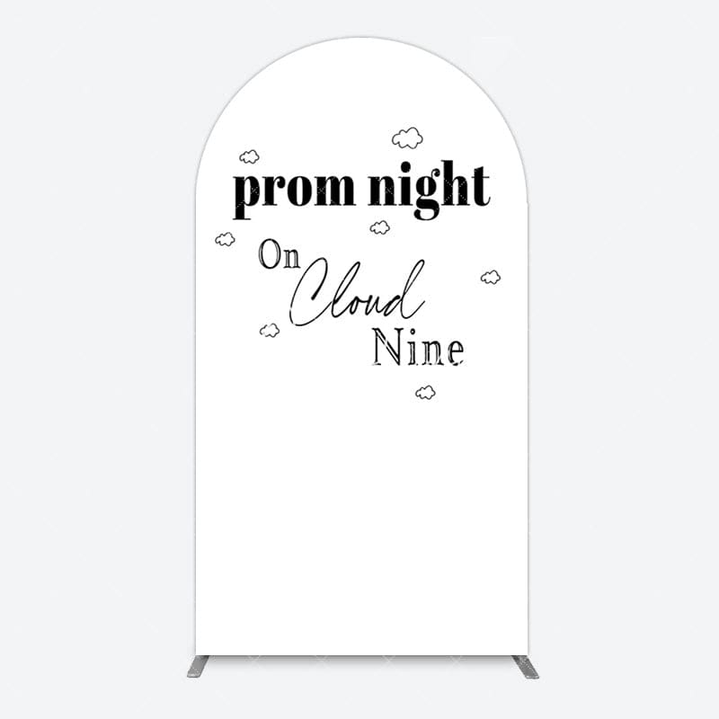 Aperturee - Aperturee Prom Night On Cloud Nine Birthday Party Arch Backdrop