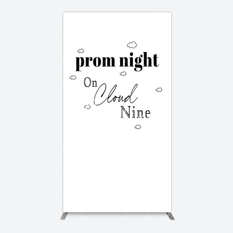 Aperturee - Aperturee Prom Night On Cloud Nine Birthday Party Rectangle Backdrop