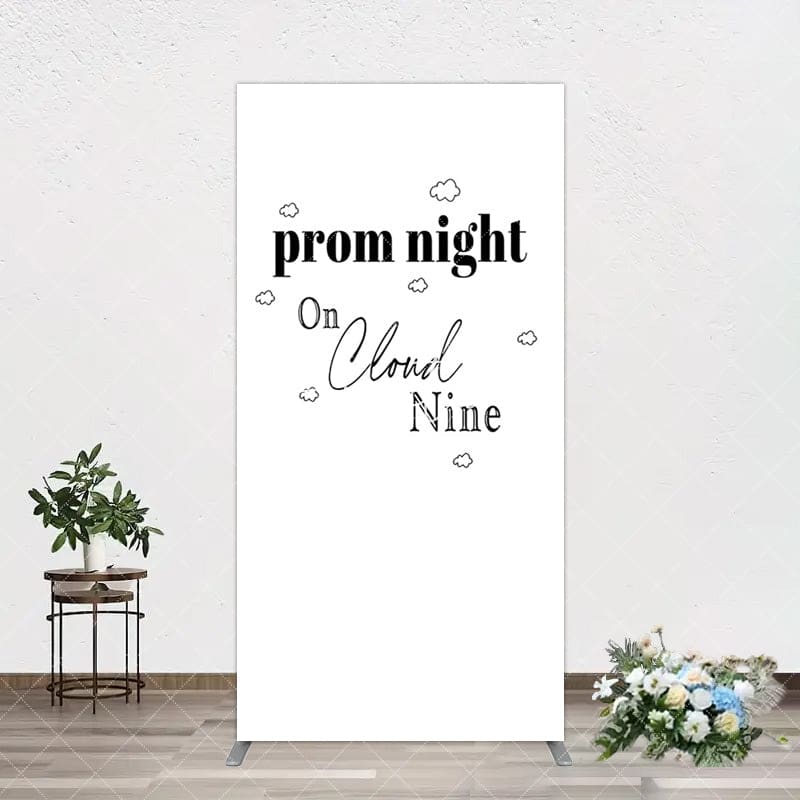 Aperturee - Aperturee Prom Night On Cloud Nine Birthday Party Rectangle Backdrop