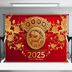 Aperturee - Aperturee Prosperous Snake 2025 Chinese New Year Celebration Backdrop