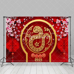 Aperturee - Aperturee Prosperous Snake Year 2025 Cherry Blossom Celebration Backdrop