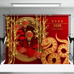 Aperturee - Aperturee Prosperous Snake Year 2025 Chinese New Year Holiday Backdrop