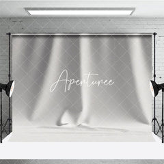 Aperturee - Aperturee Pure White Wrinkled Pattern Photography Backdrop