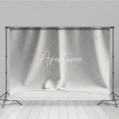 Aperturee - Aperturee Pure White Wrinkled Pattern Photography Backdrop