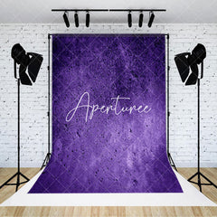 Aperturee - Aperturee Purple Black White Abstract Texture Photo Backdrop