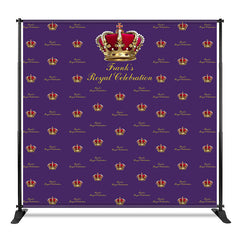 Aperturee - Aperturee Purple Crown Royal Custom Step And Repeat Banner