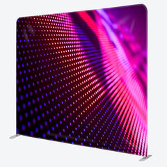 Aperturee - Aperturee Purple Pink Led Softfocus Fabric Party Backdrop Decor