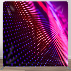 Aperturee - Aperturee Purple Pink Led Softfocus Fabric Party Backdrop Decor