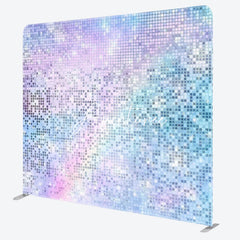 Aperturee - Aperturee Rainbow Colorful Pixel Double-Sided Square Backdrop