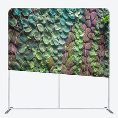 Aperturee - Aperturee Real Green Ivy Stone Wall Backdrop For Party Decor