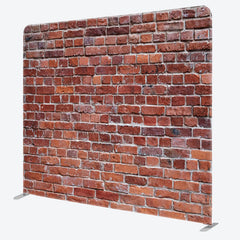 Aperturee - Aperturee Red Brick Wall Fabric Backdrop Cover For Decoration