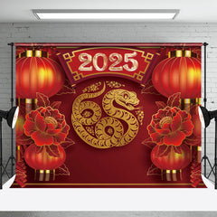 Aperturee - Aperturee Red Lanterns Festive Chinese New Year Backdrop