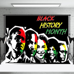 Aperturee - Aperturee Red Yellow Green Hero Black History Month Backdrop