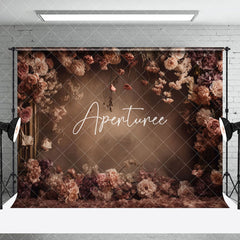 Aperturee - Aperturee Retro Abstract Old Master Floral Room Set Backdrop