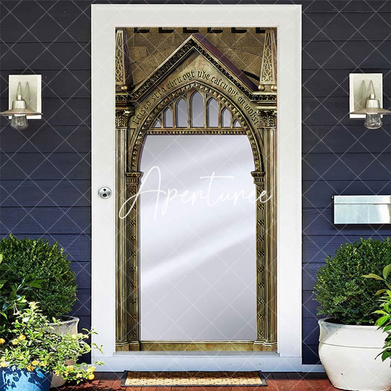 Aperturee - Aperturee Retro Magical Erised Mirror Birthday Door Cover