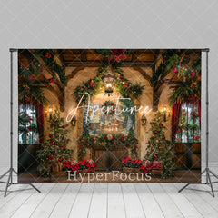 Aperturee - Aperturee Retro Mural Room Festive Christmas Vibe Backdrop