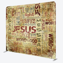 Aperturee - Aperturee Retro Parchment Jesus Christ Pillow Case Backdrop