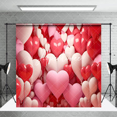 Aperturee - Aperturee Romantic Red Love Valentines Day Room Set Backdrop