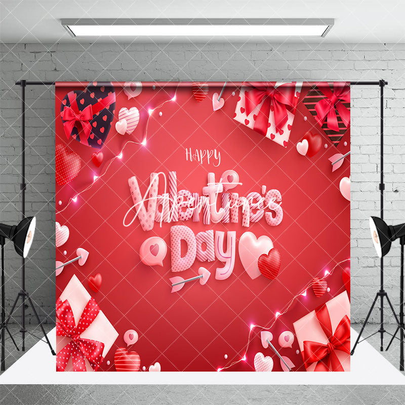 Aperturee - Aperturee Romantic Red Love Valentines Vibe Room Set Backdrop