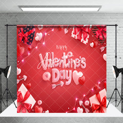 Aperturee - Aperturee Romantic Red Love Valentines Vibe Room Set Backdrop