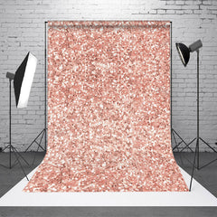 Aperturee - Aperturee Romantic Rose Gold Twinkling Photography Backdrop