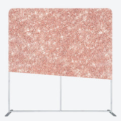 Aperturee - Aperturee Rose Sparkling Fabric Backdrop Cover For Party Decor