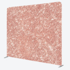 Aperturee - Aperturee Rose Sparkling Fabric Backdrop Cover For Party Decor