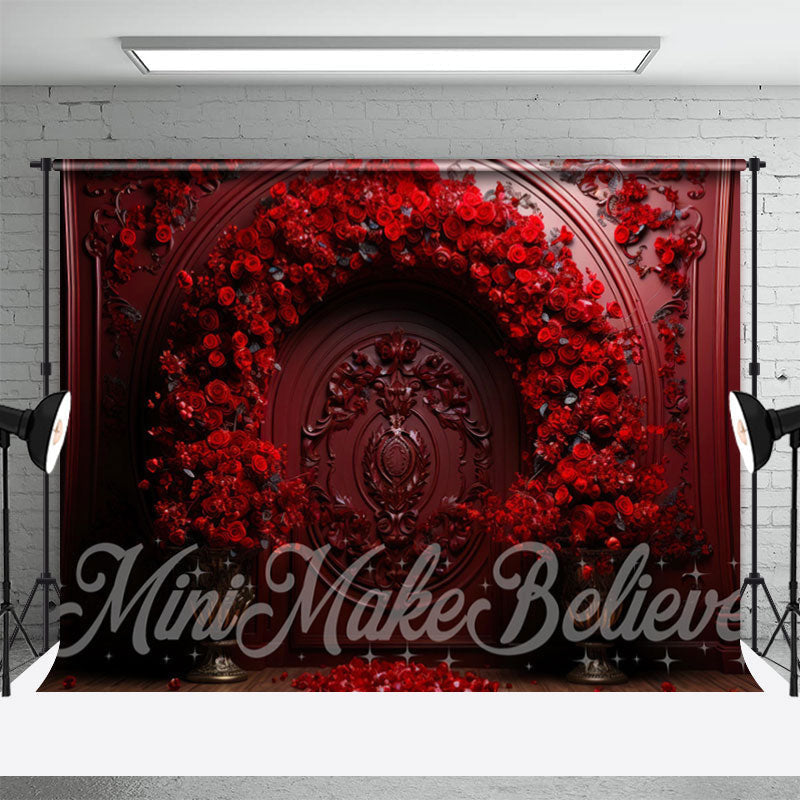 Aperturee - Aperturee Roses Heart Valentines Day Room Set Photo Booth