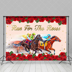 Aperturee - Aperturee Run For The Roses Happy Kentucky Derby Backdrop