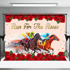 Aperturee - Aperturee Run For The Roses Happy Kentucky Derby Backdrop