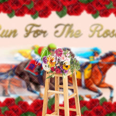 Aperturee - Aperturee Run For The Roses Happy Kentucky Derby Backdrop