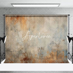 Aperturee - Aperturee Rusty Retro Walls Old Style Photography Backdrop