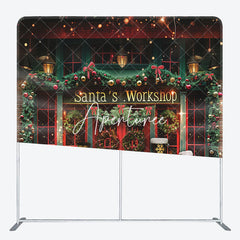 Aperturee - Aperturee Santas Workshop Soldier Christmas Pillow Case Backdrop