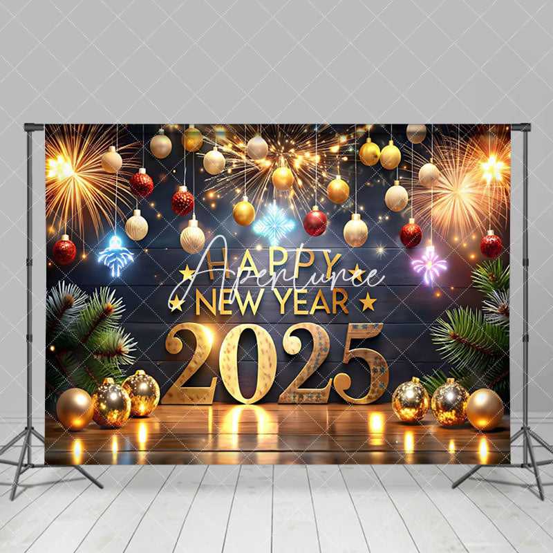 Aperturee - Aperturee Shining Indoor Celebration New Year Party Backdrop