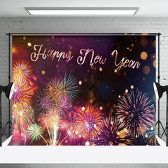 Aperturee - Aperturee Shiny Night Happy New Year Party Backdrop For Photo